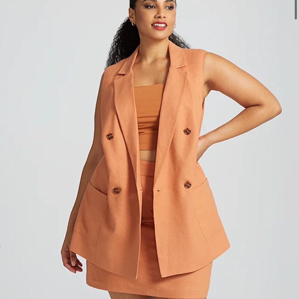 Ottavia Sleeveless Blazer - Gabrielle Union X Ftf